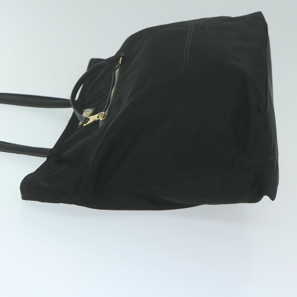 PRADA Tote Bag Nylon Black Auth yk10247