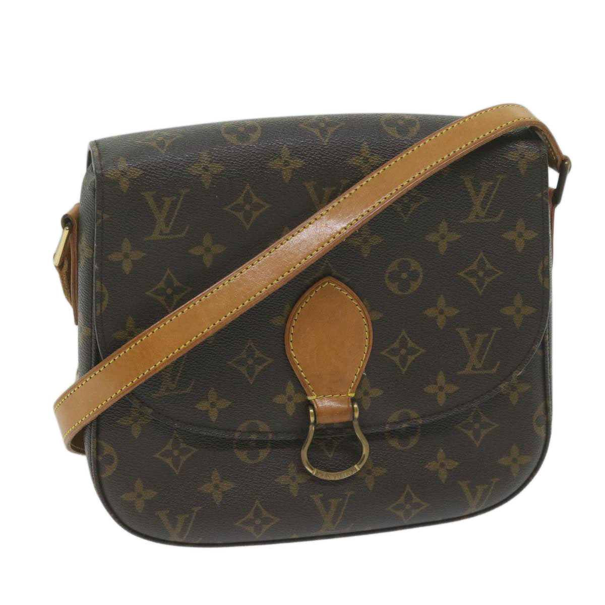 LOUIS VUITTON Monogram Saint Cloud GM Shoulder Bag M51242 LV Auth yk10256