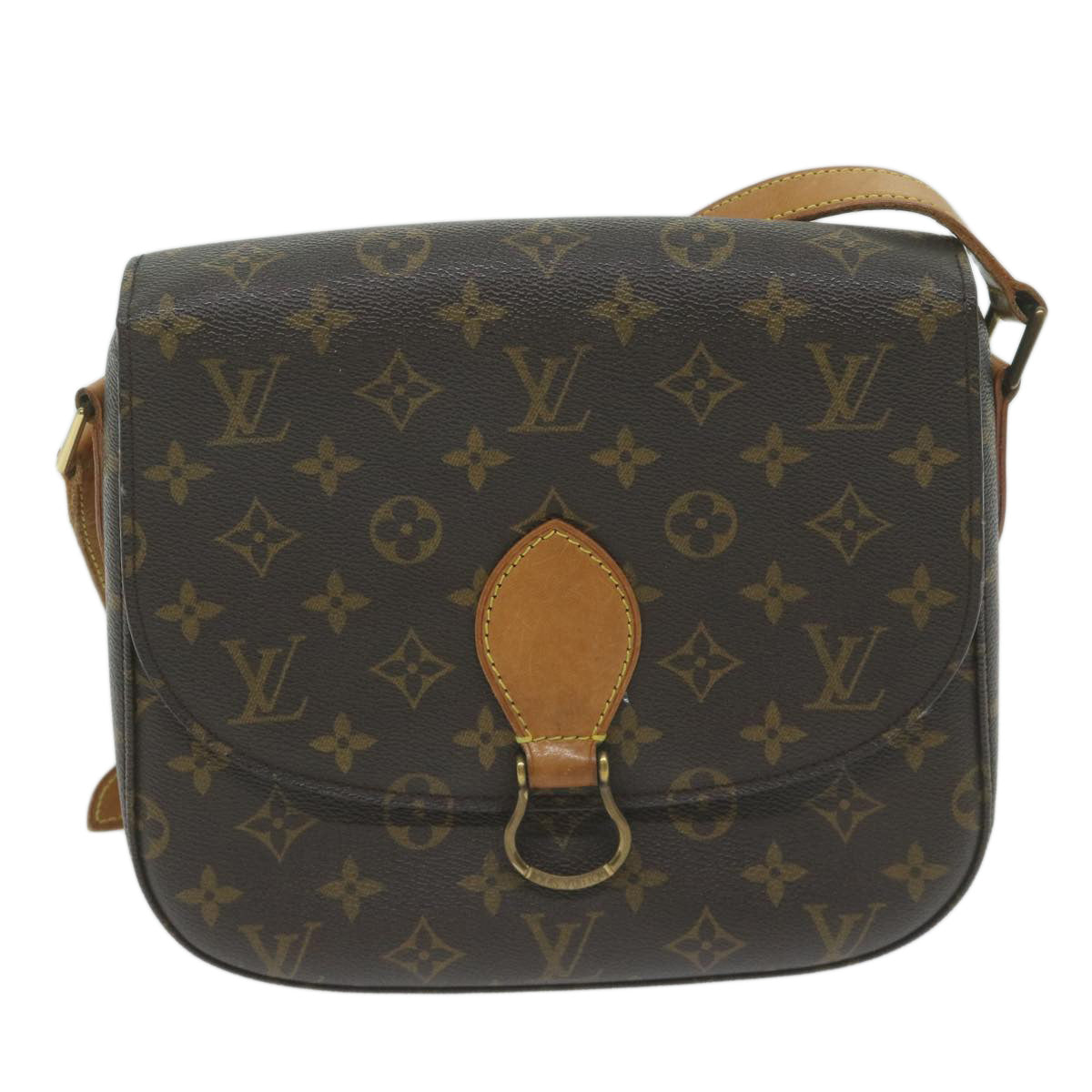 LOUIS VUITTON Monogram Saint Cloud GM Shoulder Bag M51242 LV Auth yk10256