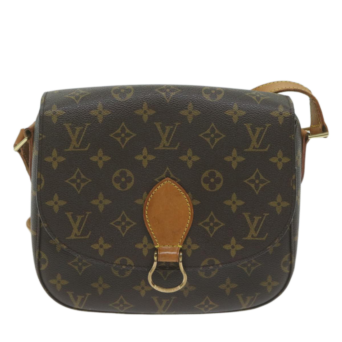 LOUIS VUITTON Monogram Saint Cloud GM Shoulder Bag M51242 LV Auth yk10290