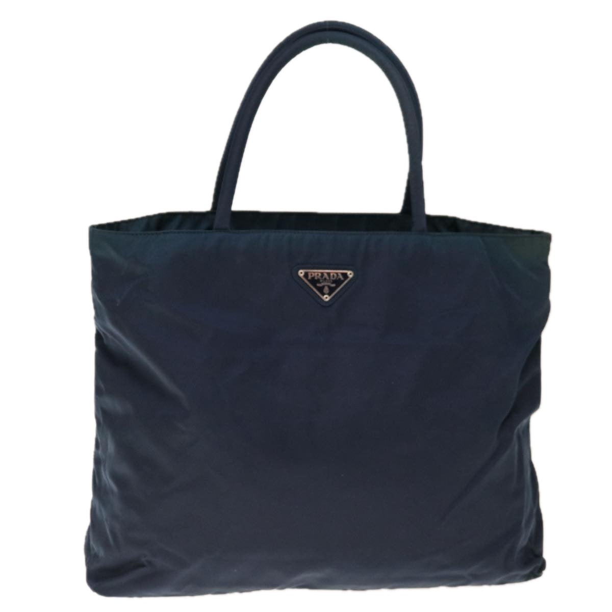 PRADA Hand Bag Nylon Navy Auth yk10300 - 0