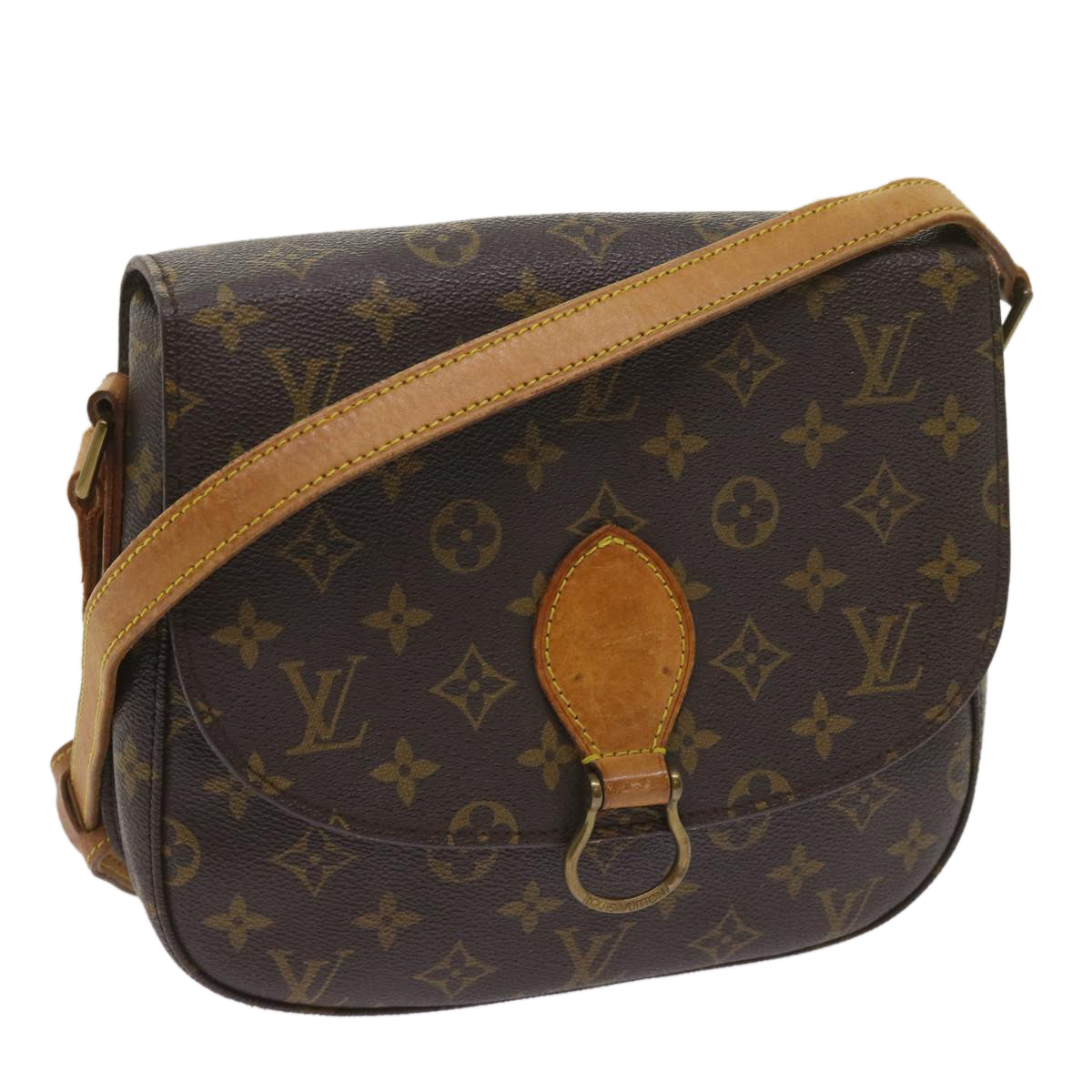 LOUIS VUITTON Monogram Saint Cloud GM Shoulder Bag M51242 LV Auth yk10367