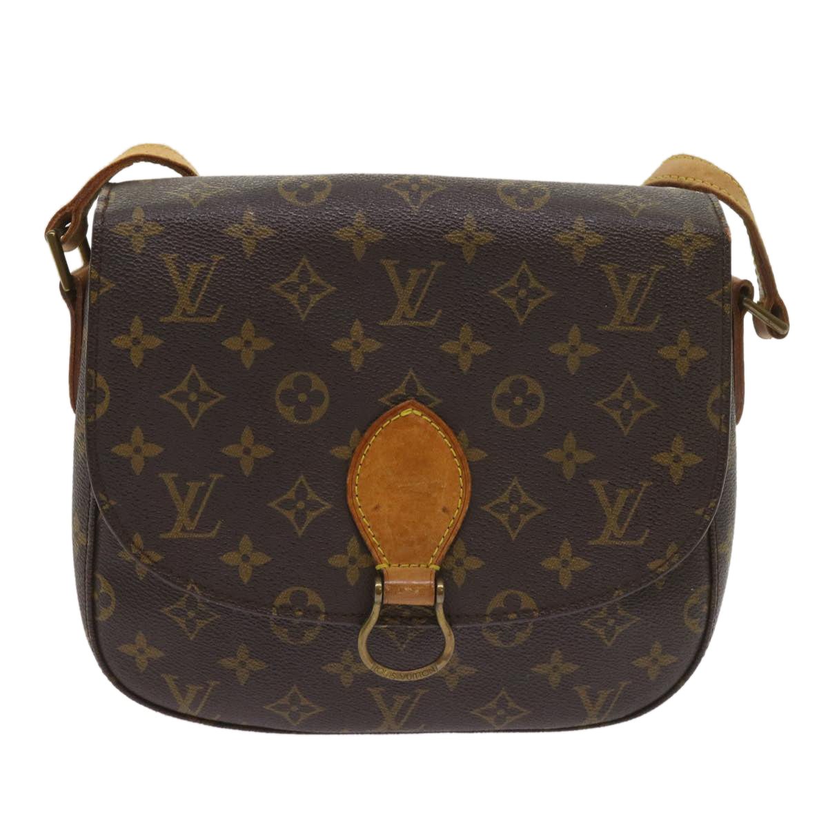 LOUIS VUITTON Monogram Saint Cloud GM Shoulder Bag M51242 LV Auth yk10367