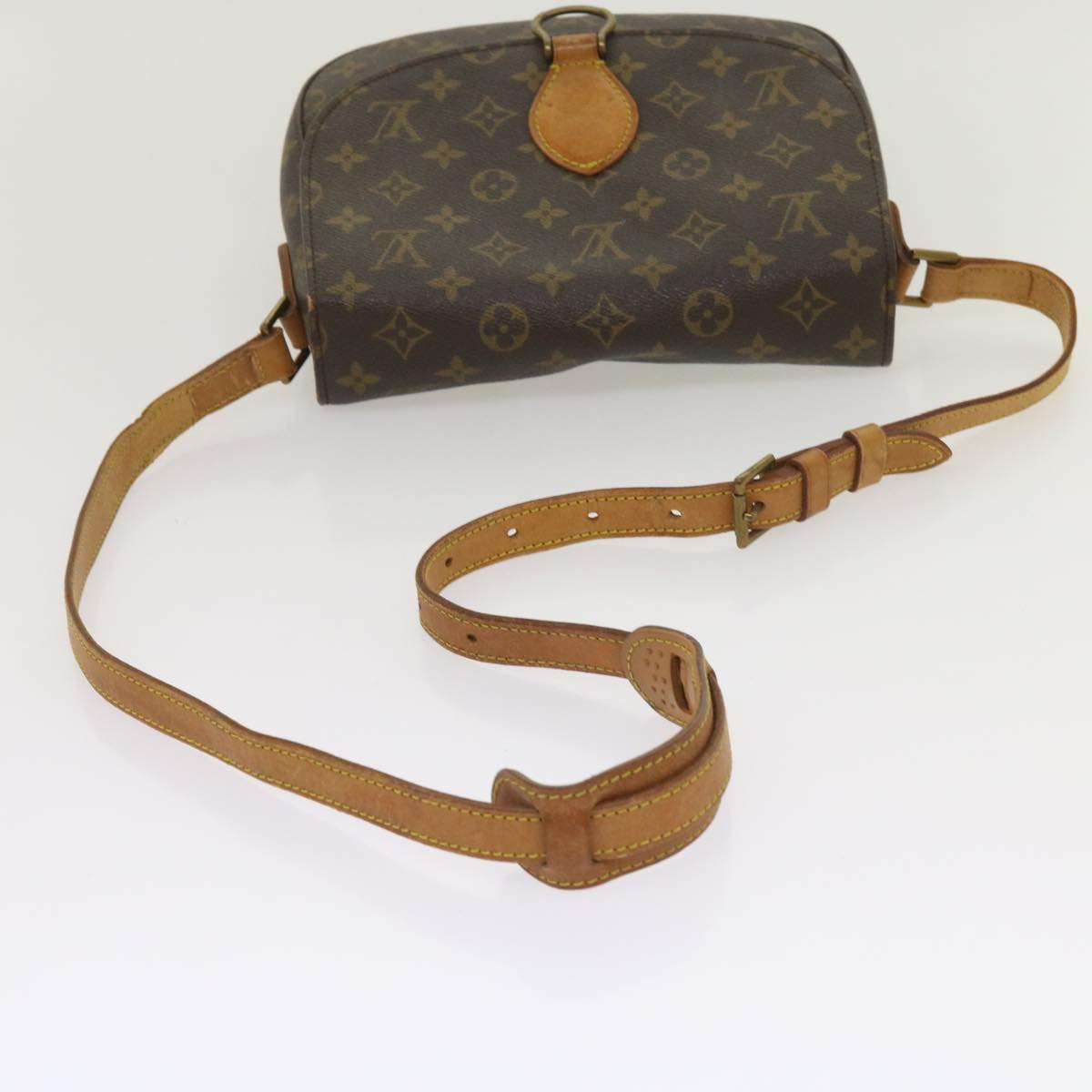 LOUIS VUITTON Monogram Saint Cloud GM Shoulder Bag M51242 LV Auth yk10367