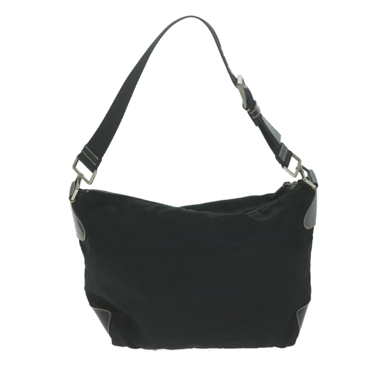 PRADA Shoulder Bag Nylon Black Auth yk10371 - 0