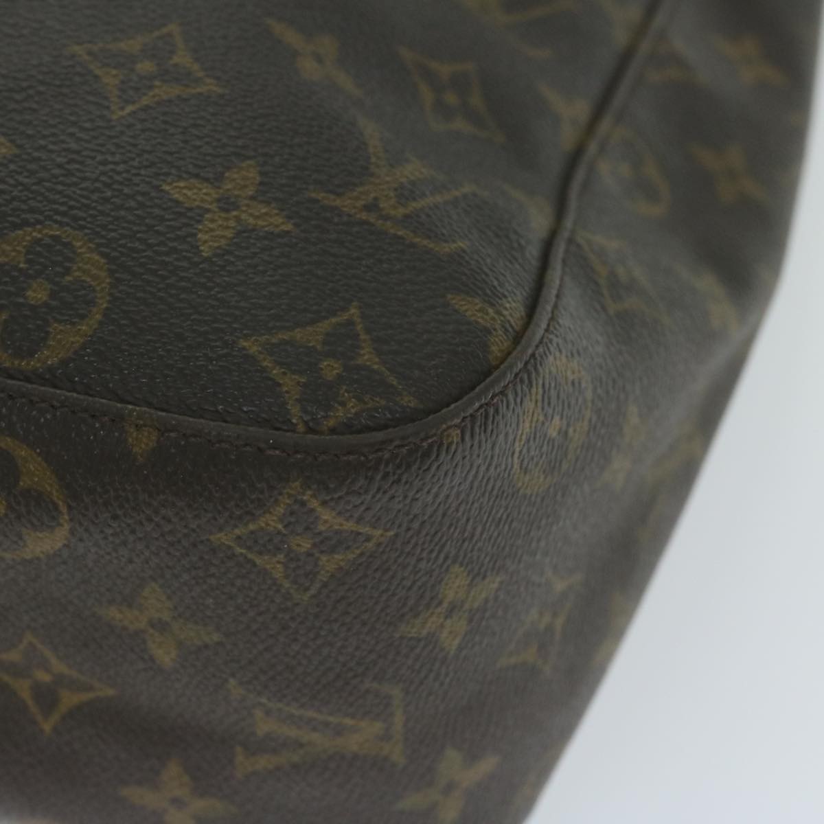 LOUIS VUITTON Monogram Looping GM Shoulder Bag M51145 LV Auth yk10373