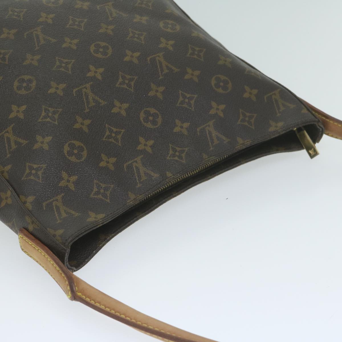 LOUIS VUITTON Monogram Looping GM Shoulder Bag M51145 LV Auth yk10373