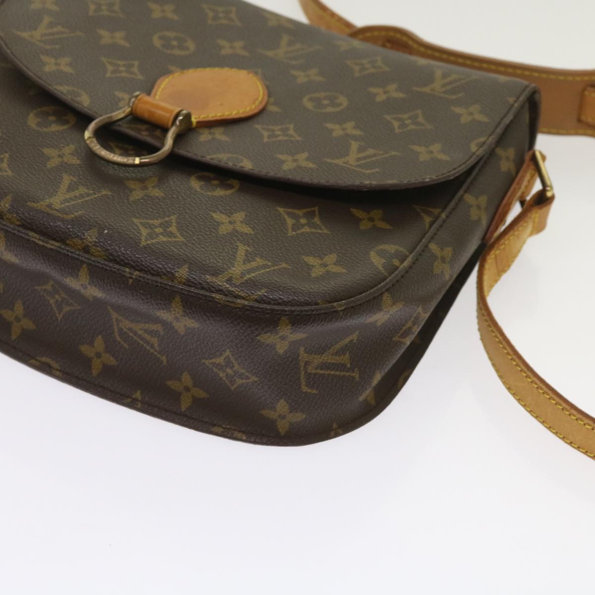 LOUIS VUITTON Monogram Saint Cloud GM Shoulder Bag M51242 LV Auth yk10374