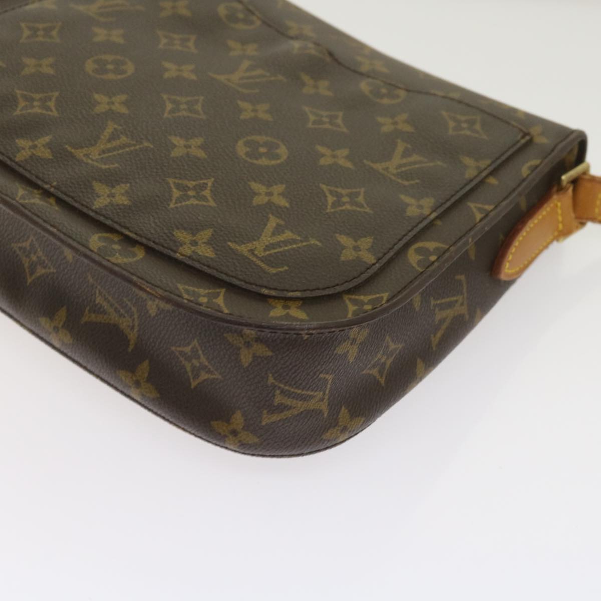 LOUIS VUITTON Monogram Saint Cloud GM Shoulder Bag M51242 LV Auth yk10374