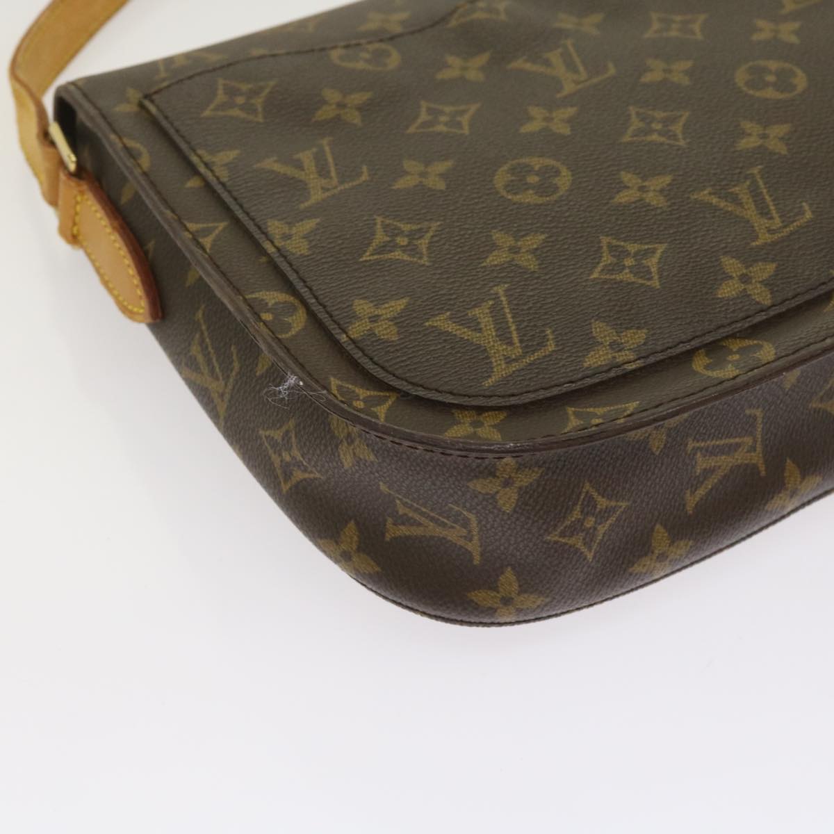 LOUIS VUITTON Monogram Saint Cloud GM Shoulder Bag M51242 LV Auth yk10374