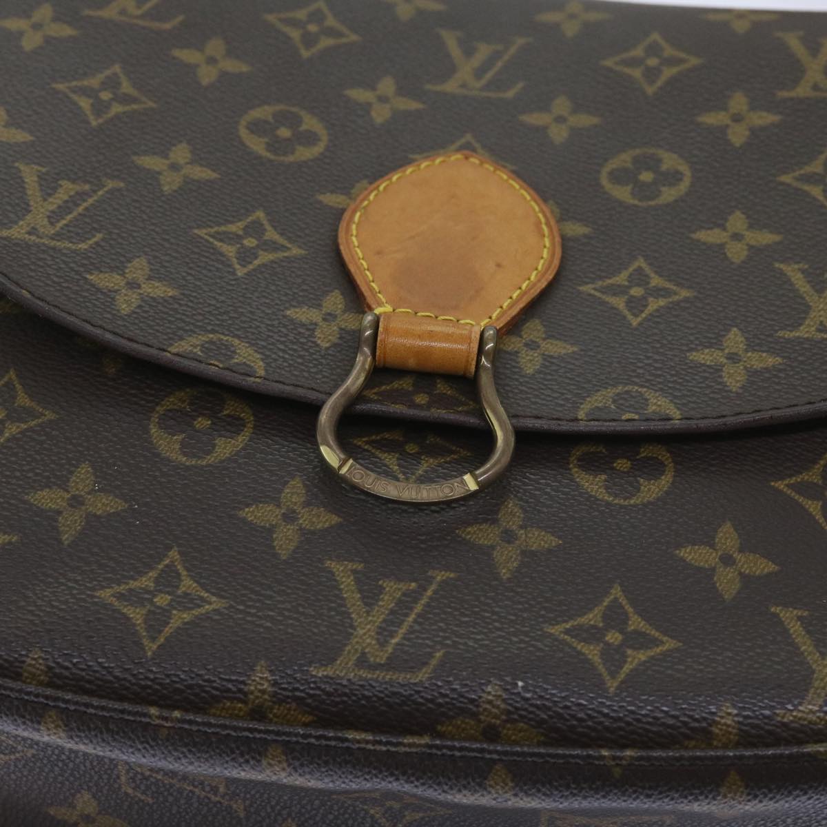 LOUIS VUITTON Monogram Saint Cloud GM Shoulder Bag M51242 LV Auth yk10374