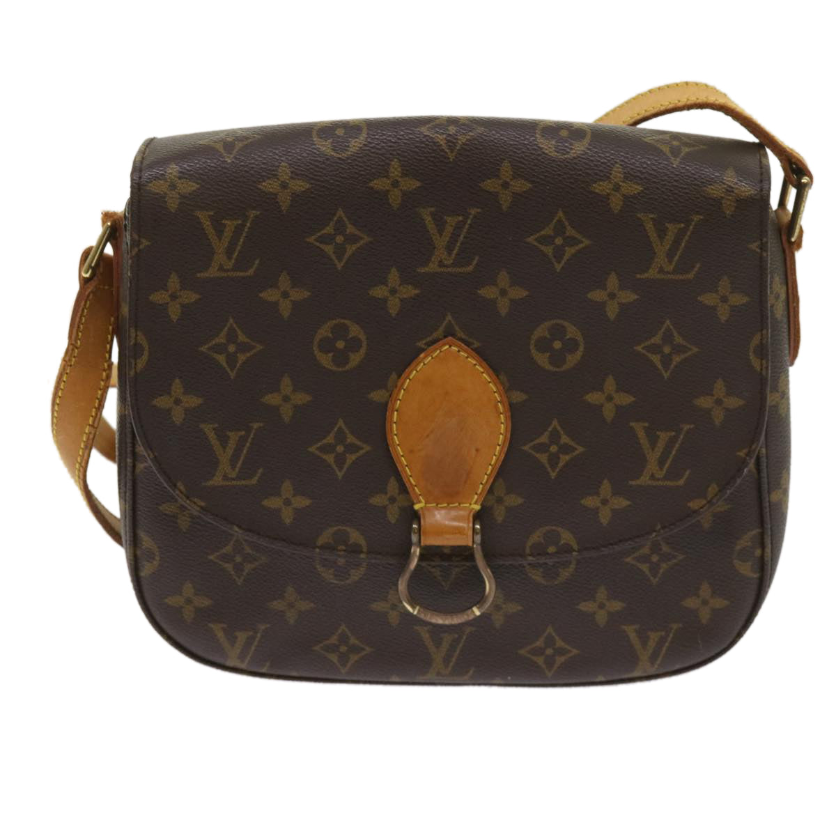 LOUIS VUITTON Monogram Saint Cloud GM Shoulder Bag M51242 LV Auth yk10374 - 0