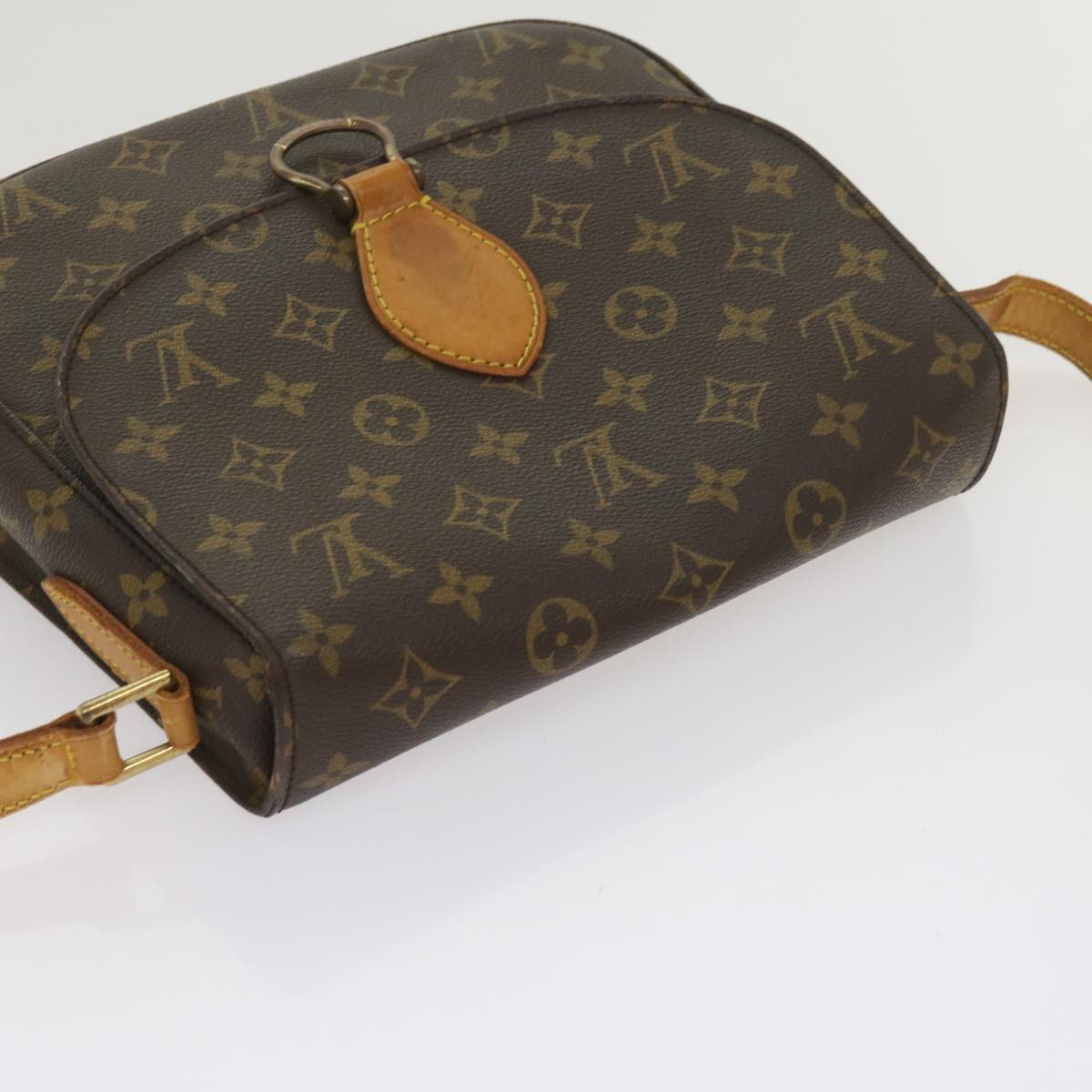 LOUIS VUITTON Monogram Saint Cloud GM Shoulder Bag M51242 LV Auth yk10374