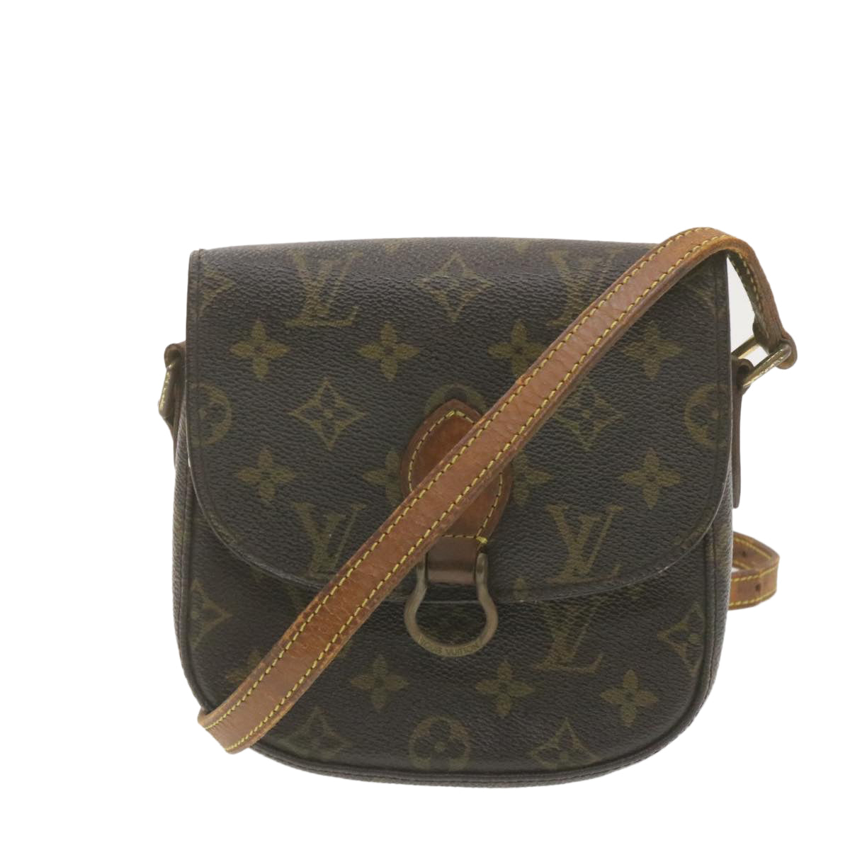 LOUIS VUITTON Monogram Saint Cloud PM Shoulder Bag M51244 LV Auth yk1067