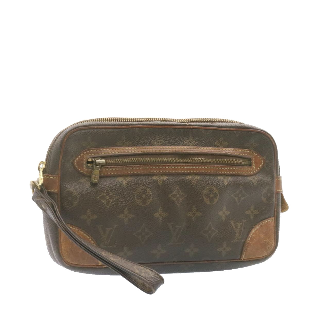 LOUIS VUITTON Monogram Marly Dragonne GM Clutch Bag M51825 LV Auth yk2016