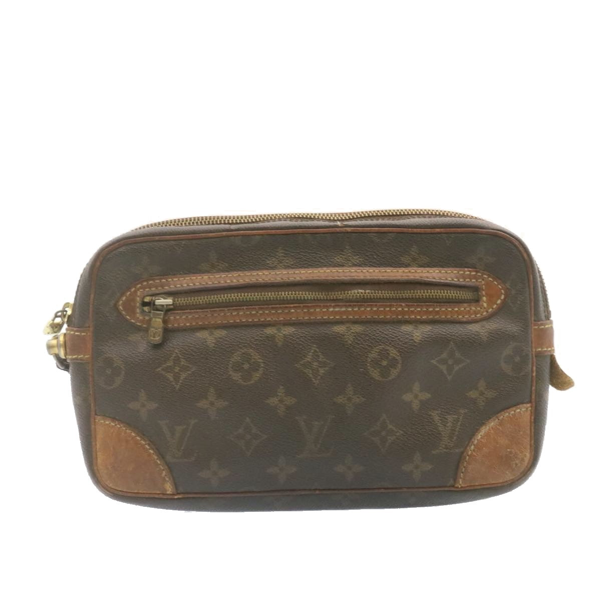 LOUIS VUITTON Monogram Marly Dragonne GM Clutch Bag M51825 LV Auth yk2016 - 0