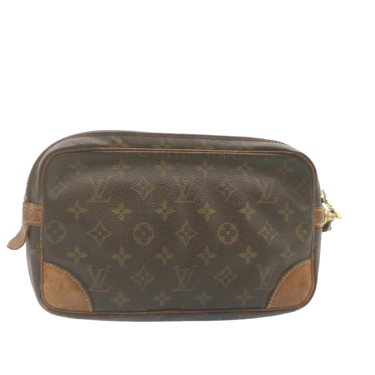 LOUIS VUITTON Monogram Marly Dragonne GM Clutch Bag M51825 LV Auth yk2016