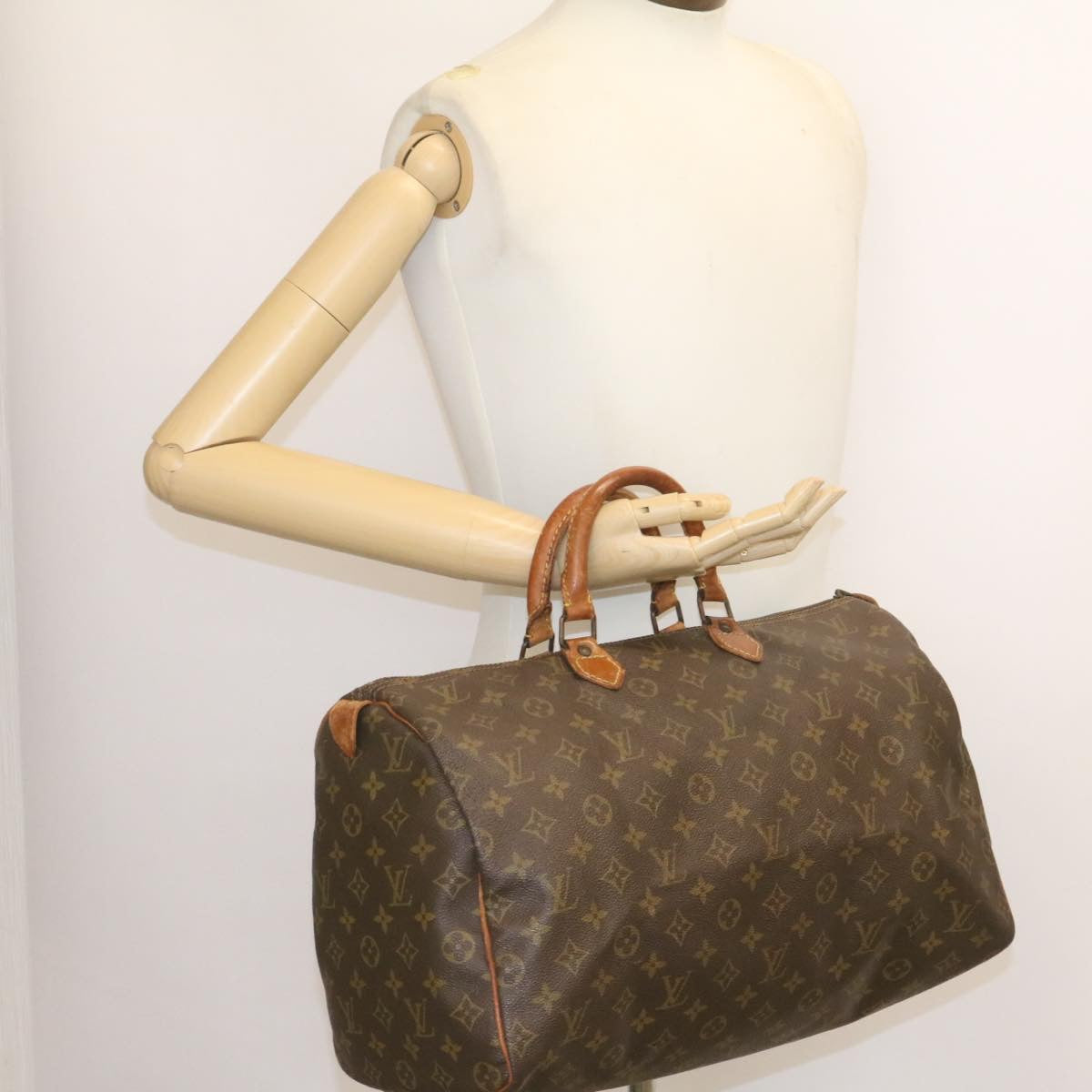 LOUIS VUITTON Monogram Speedy 40 Hand Bag M41522 LV Auth yk2538