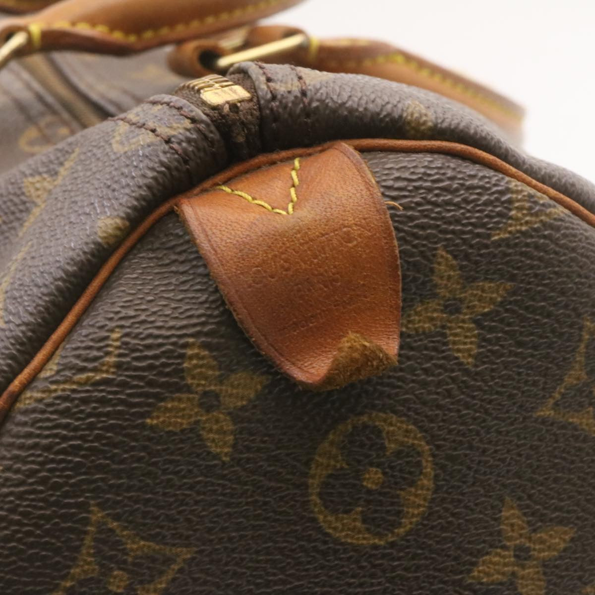 LOUIS VUITTON Monogram Speedy 35 Handbag M41524 LV Auth yk2544