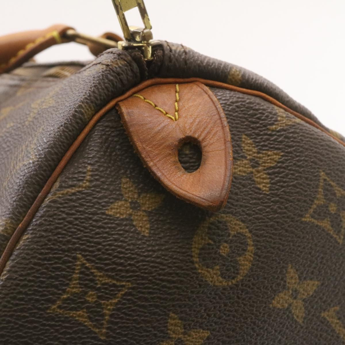 LOUIS VUITTON Monogram Speedy 35 Handbag M41524 LV Auth yk2544