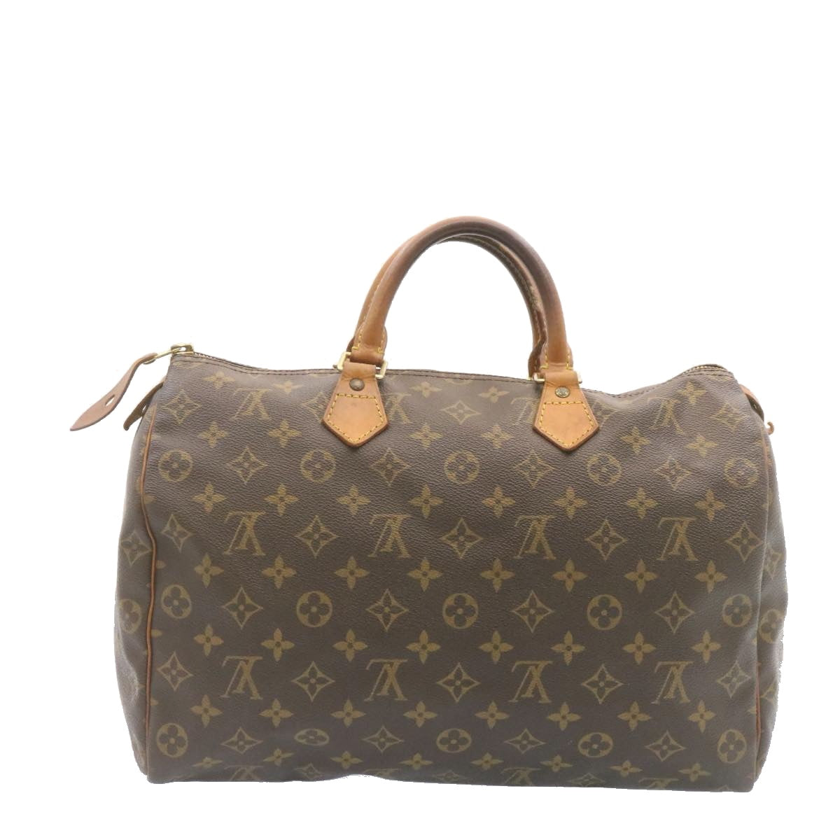 LOUIS VUITTON Monogram Speedy 35 Handbag M41524 LV Auth yk2544