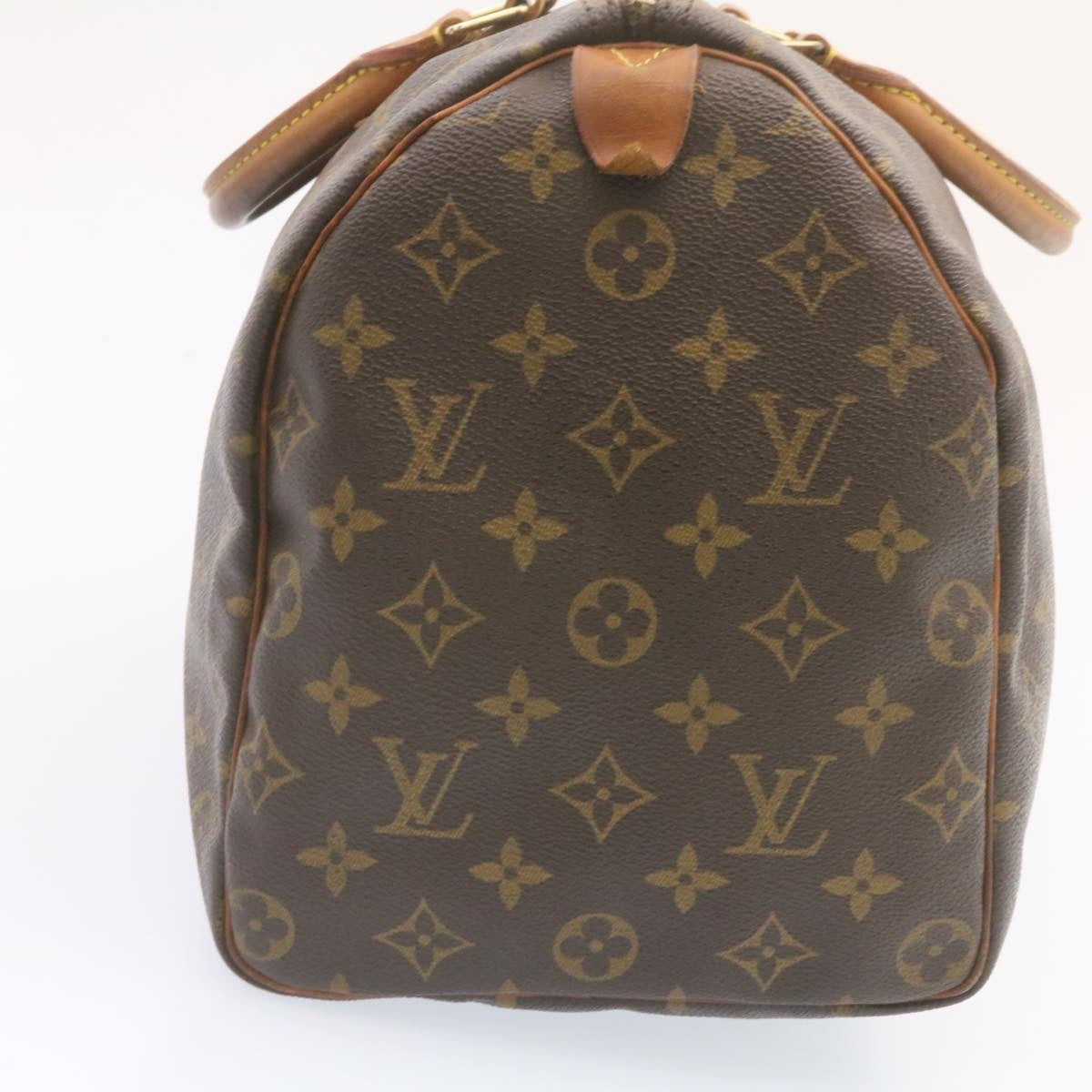 LOUIS VUITTON Monogram Speedy 35 Handbag M41524 LV Auth yk2544