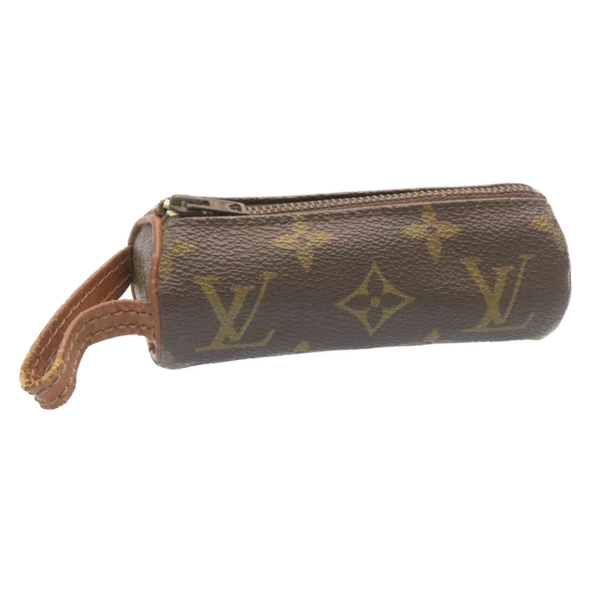 LOUIS VUITTON Monogram Etui 3 Ball de Golf Ball Case Pouch M58249 LV Auth yk2866