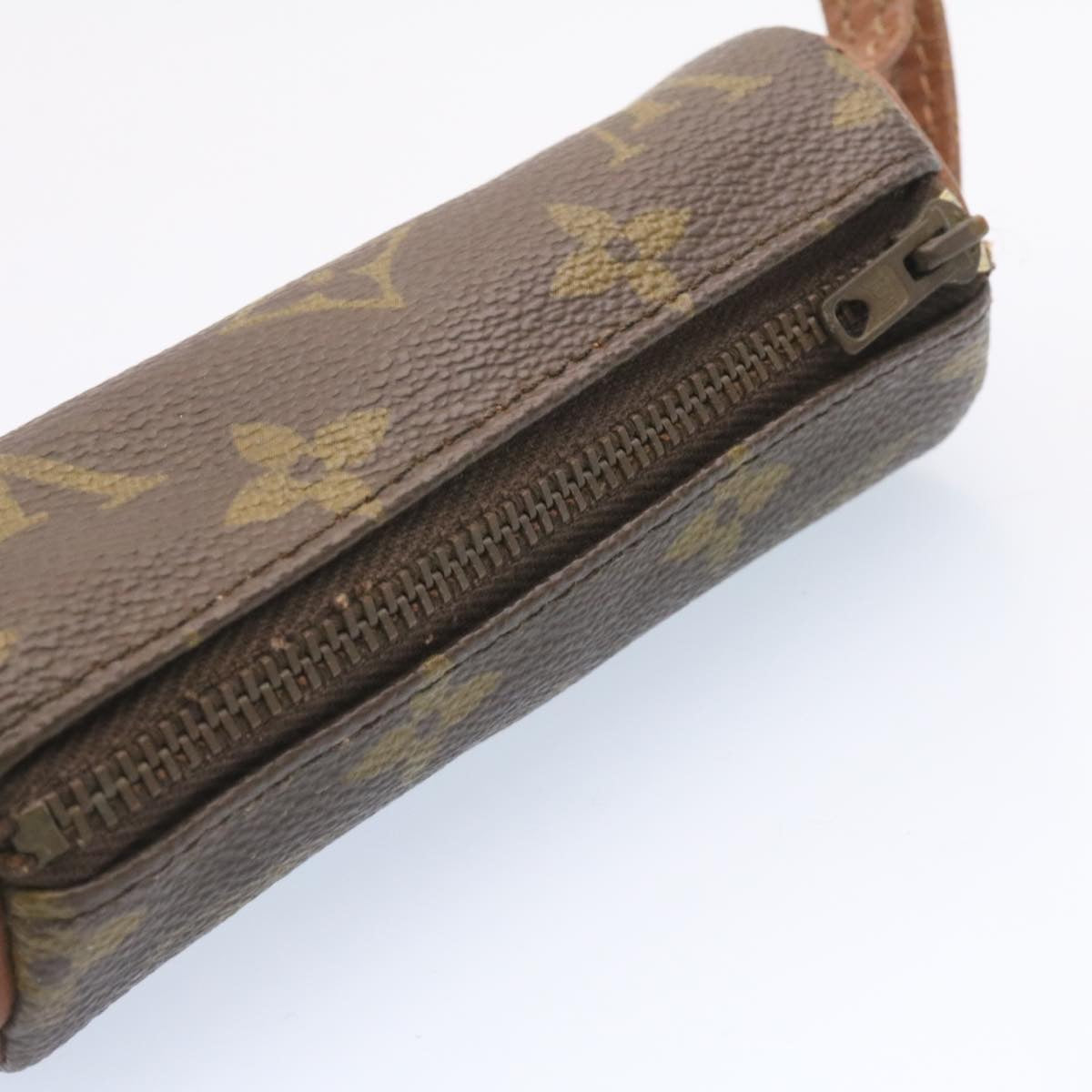 LOUIS VUITTON Monogram Etui 3 Ball de Golf Ball Case Pouch M58249 LV Auth yk2866