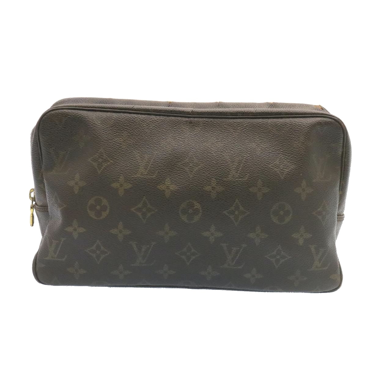 LOUIS VUITTON Monogram Trousse Toilette 28 Clutch Bag M47522 LV Auth yk2883 - 0