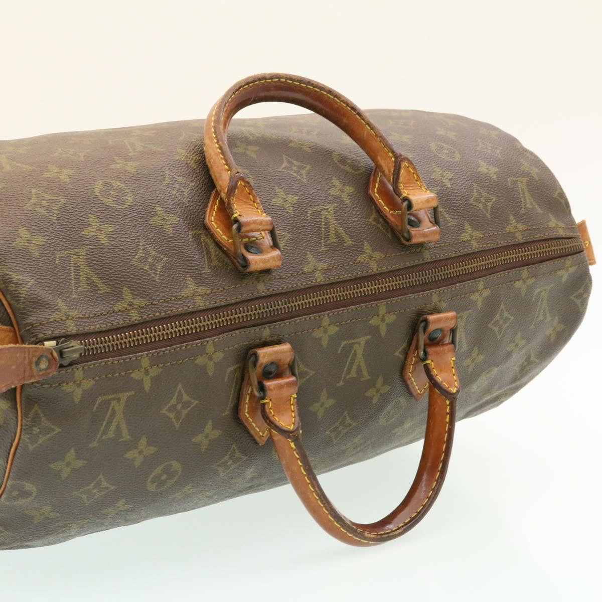 LOUIS VUITTON Monogram Speedy 40 Hand Bag M41522 LV Auth yk2970