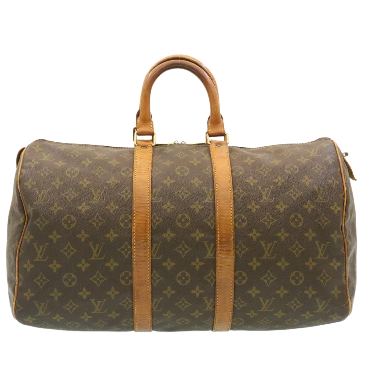 LOUIS VUITTON Monogram Keepall 45 Boston Bag M41428 LV Auth yk2991