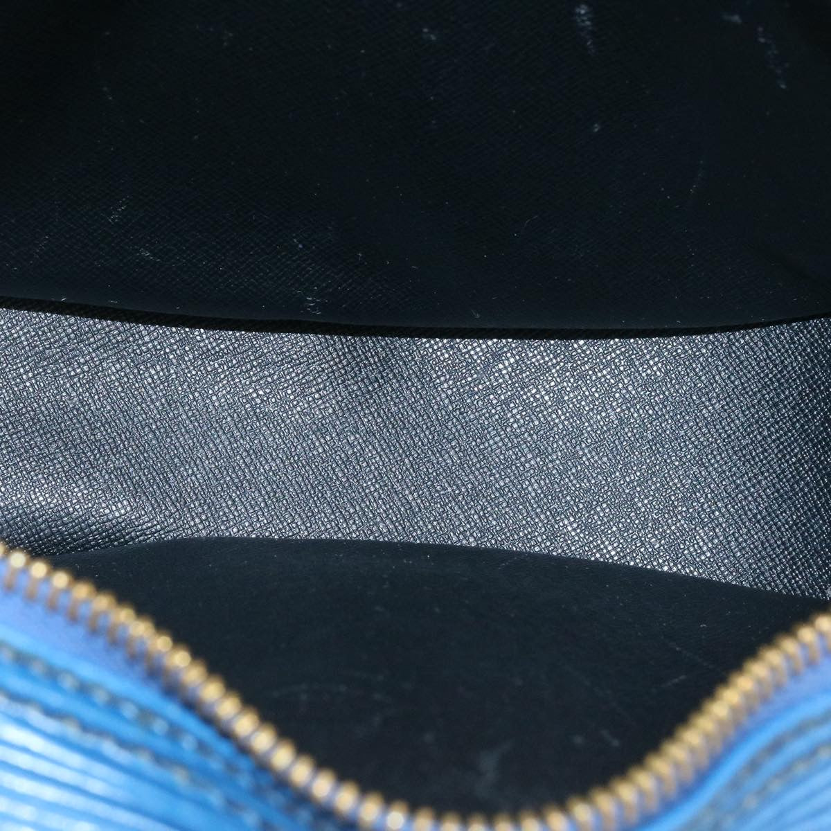 LOUIS VUITTON Epi June Feuille Shoulder Bag Blue M52155 LV Auth yk3076