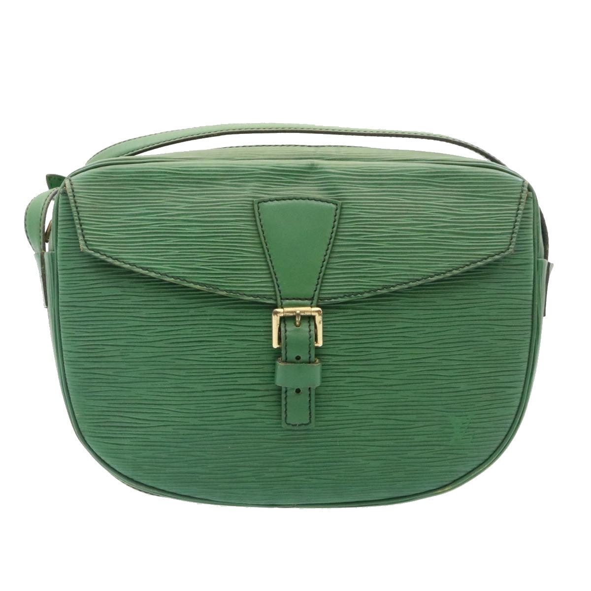 LOUIS VUITTON Epi June Feuille Shoulder Bag Green M52154 LV Auth yk3239