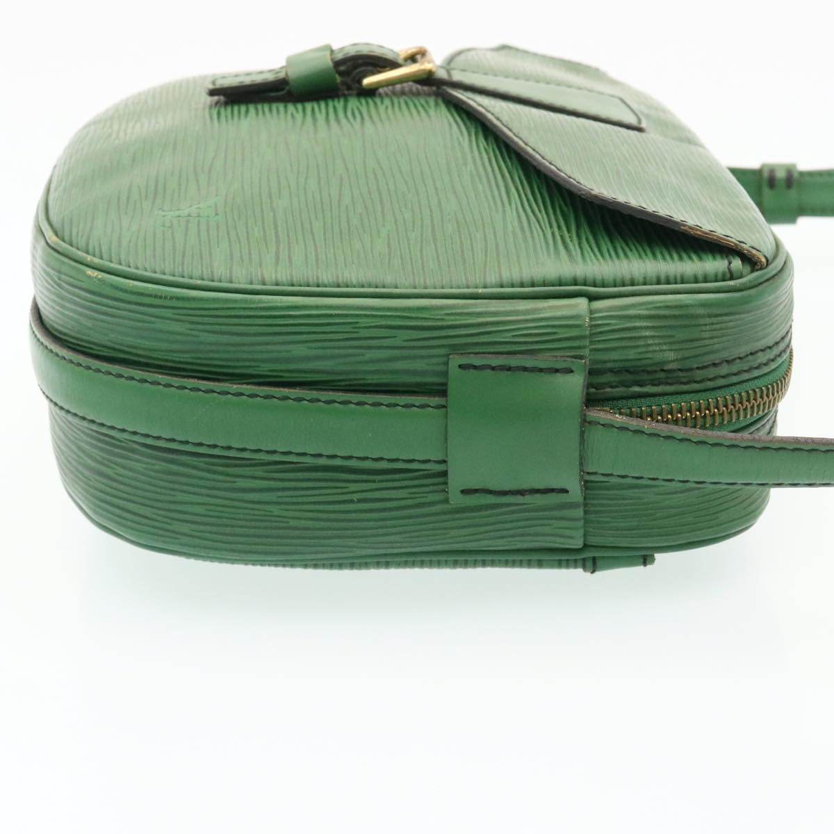 LOUIS VUITTON Epi June Feuille Shoulder Bag Green M52154 LV Auth yk3239