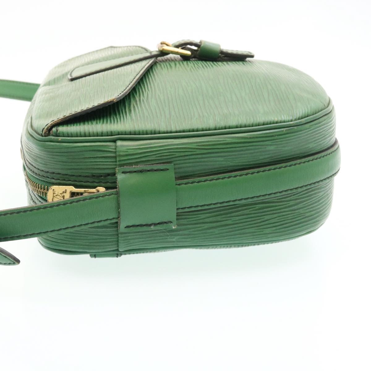 LOUIS VUITTON Epi June Feuille Shoulder Bag Green M52154 LV Auth yk3239