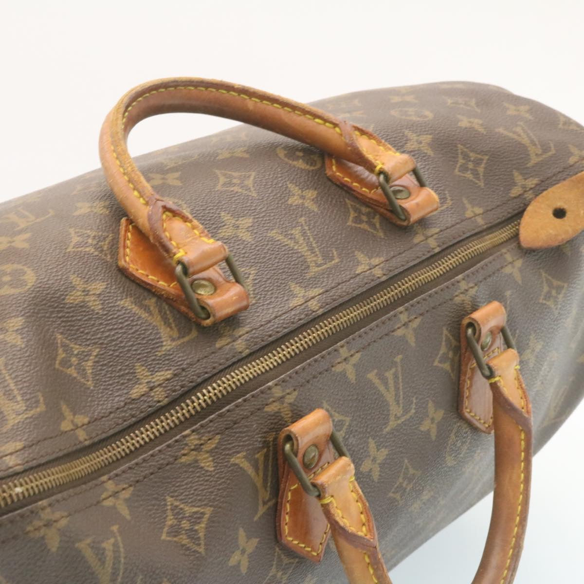 LOUIS VUITTON Monogram Speedy 40 Hand Bag M41522 LV Auth yk3548