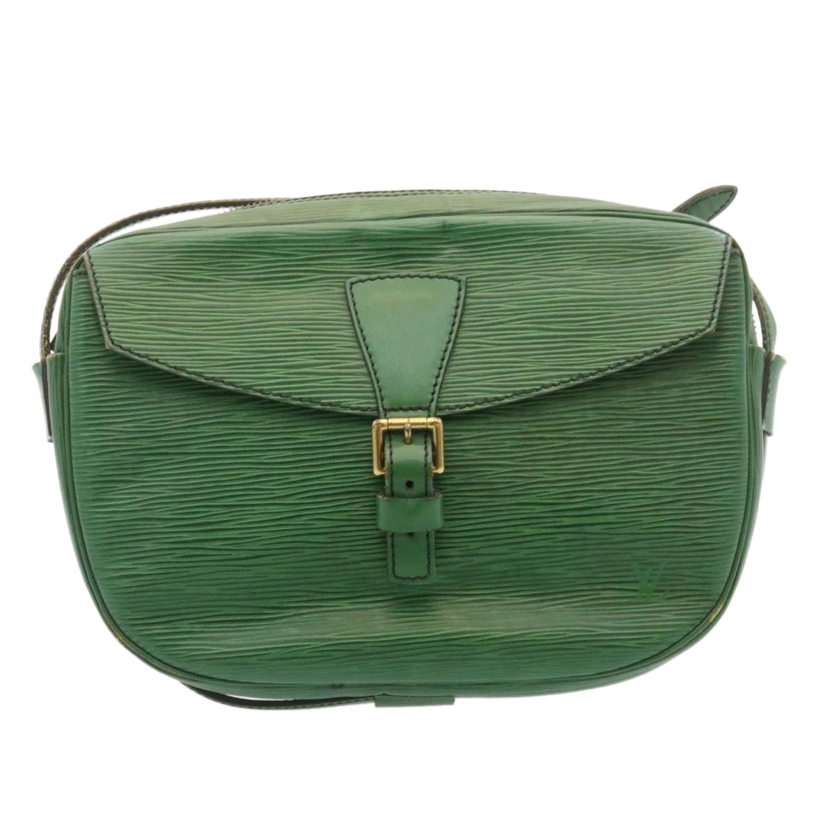 LOUIS VUITTON Epi Jeune Fille MM Shoulder Bag Green M52154 LV Auth yk3606