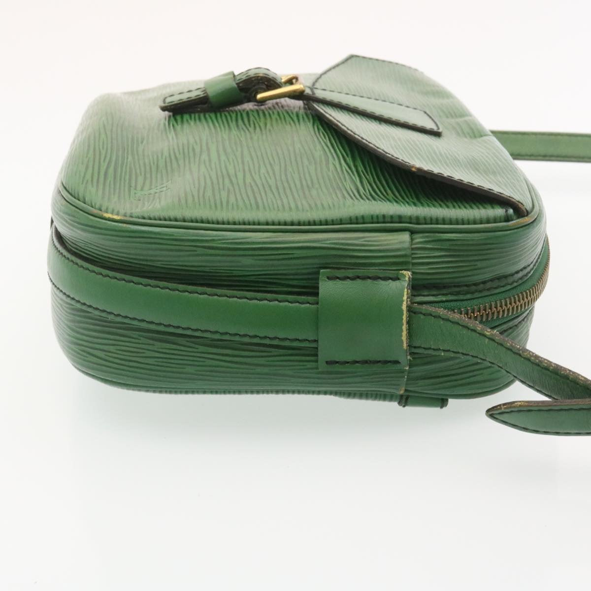 LOUIS VUITTON Epi Jeune Fille MM Shoulder Bag Green M52154 LV Auth yk3606