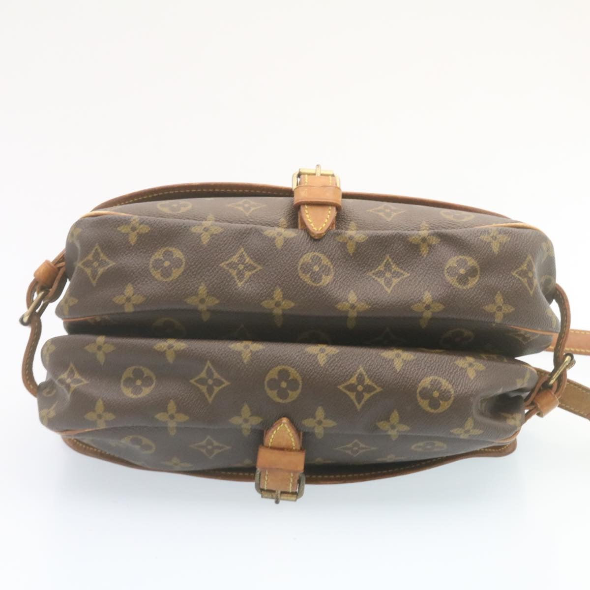 LOUIS VUITTON Monogram Saumur 30 Shoulder Bag M42256 LV Auth yk3654