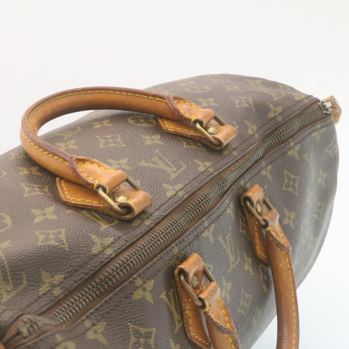 LOUIS VUITTON Monogram Speedy 40 Hand Bag M41522 LV Auth yk3736