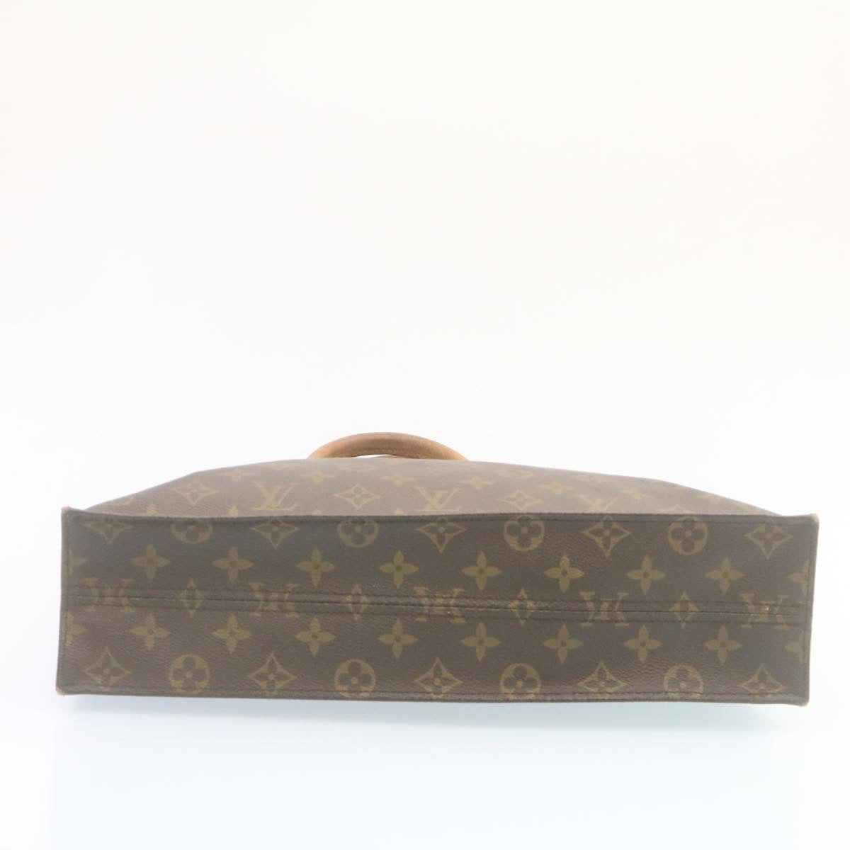 LOUIS VUITTON Monogram Sac Plat Hand Bag M51140 LV Auth yk3837