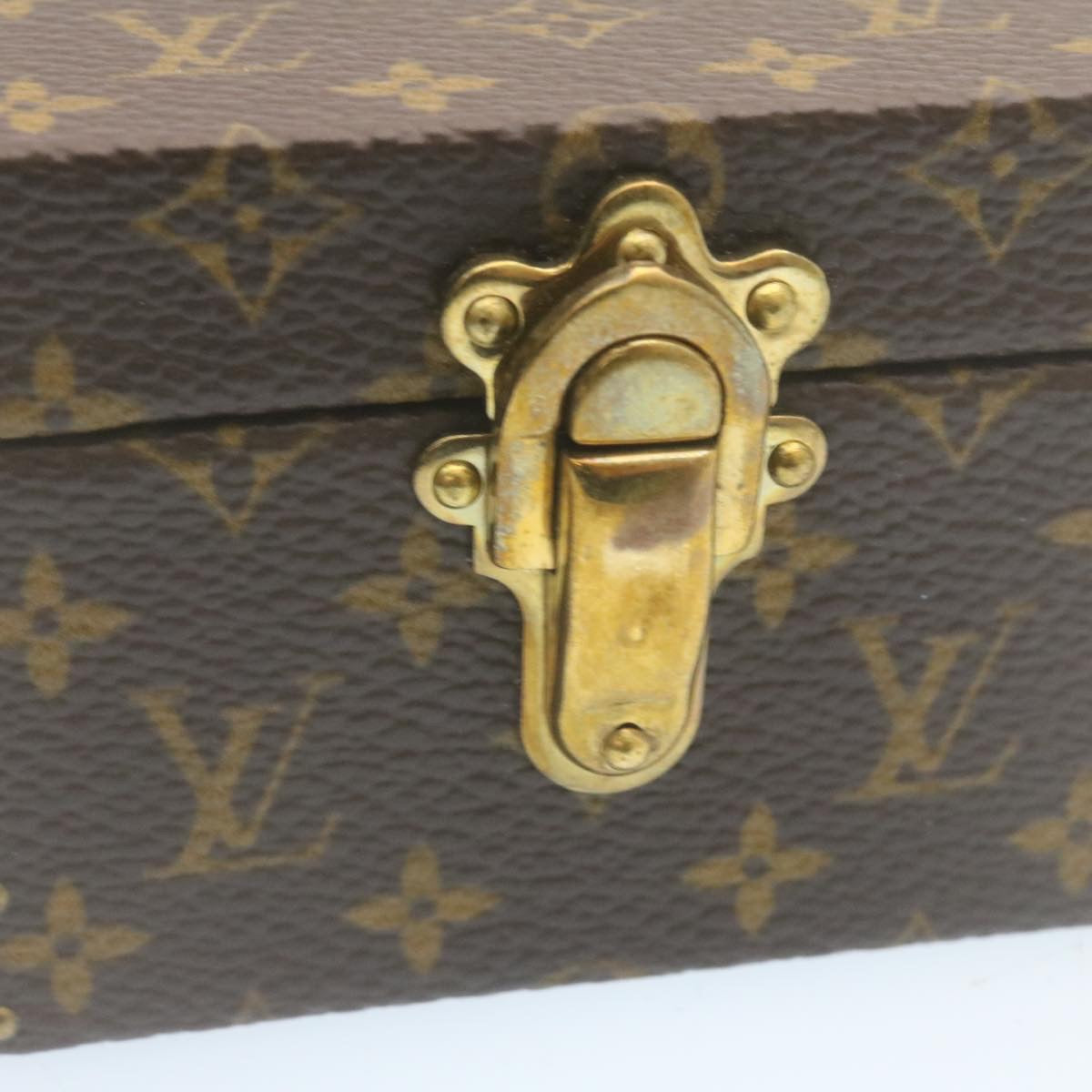 LOUIS VUITTON Monogram Eccrine Declaration Jewelry Box M21010 LV Auth yk3993