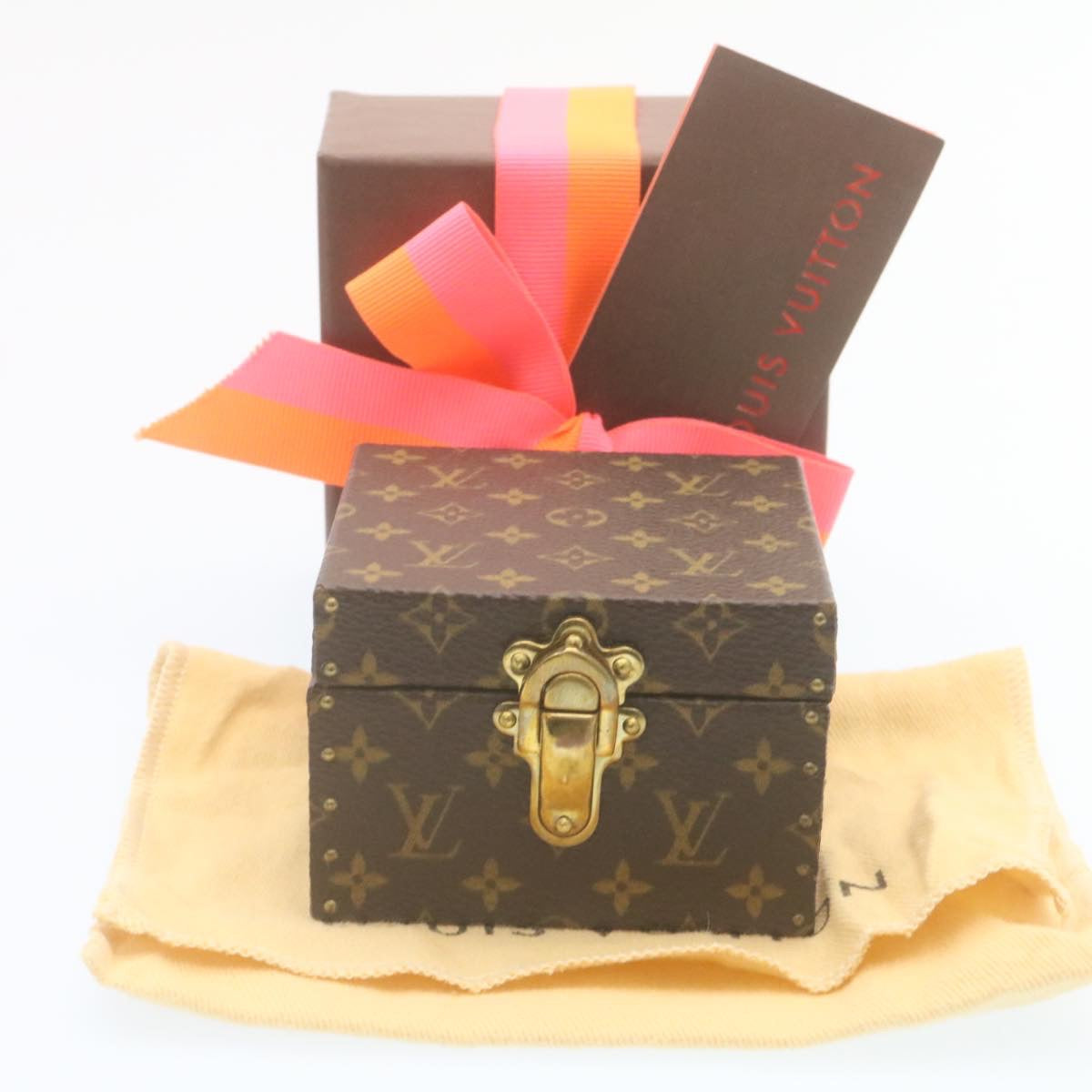 LOUIS VUITTON Monogram Eccrine Declaration Jewelry Box M21010 LV Auth yk3993