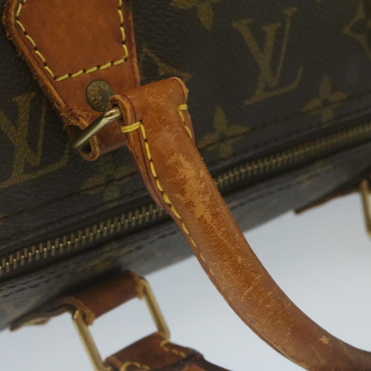 LOUIS VUITTON Monogram Speedy 40 Hand Bag M41522 LV Auth yk4013