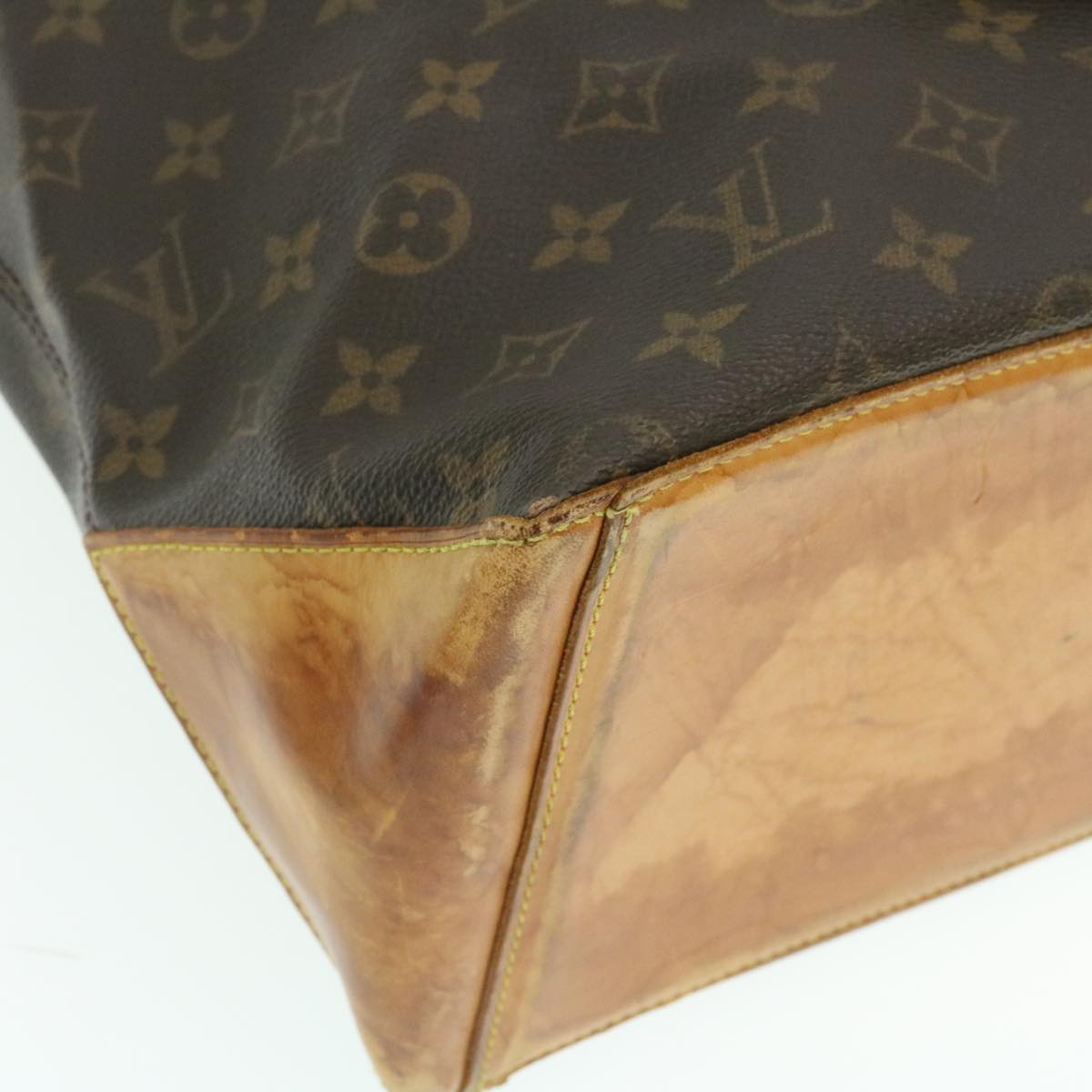 LOUIS VUITTON Monogram Cabas Mezzo Tote Bag M51151 LV Auth yk4025