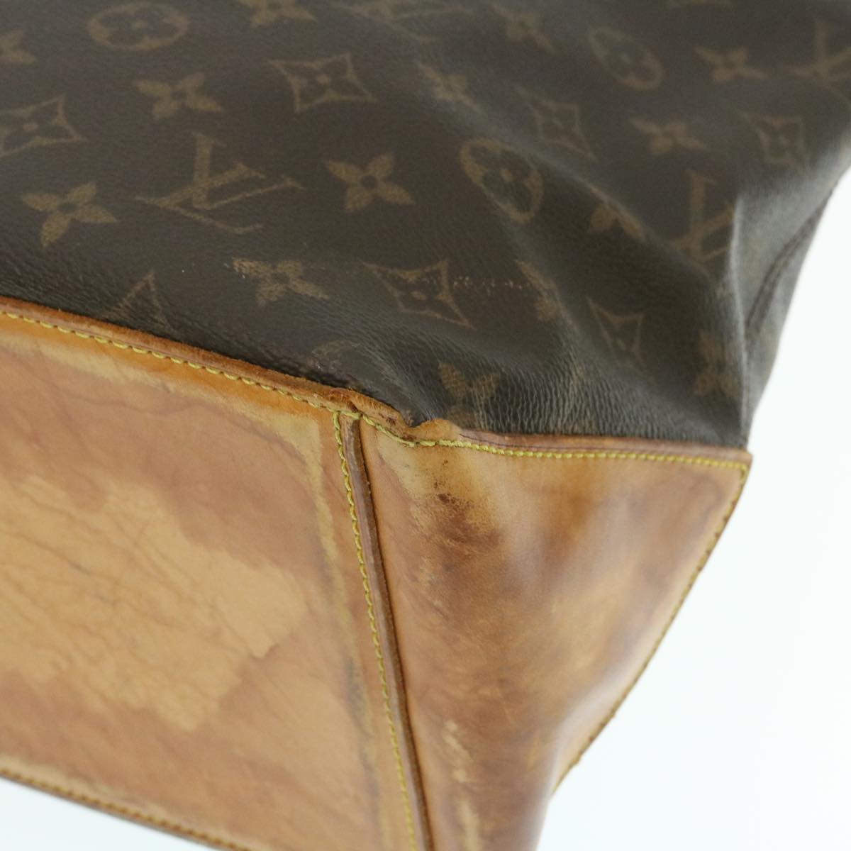 LOUIS VUITTON Monogram Cabas Mezzo Tote Bag M51151 LV Auth yk4025