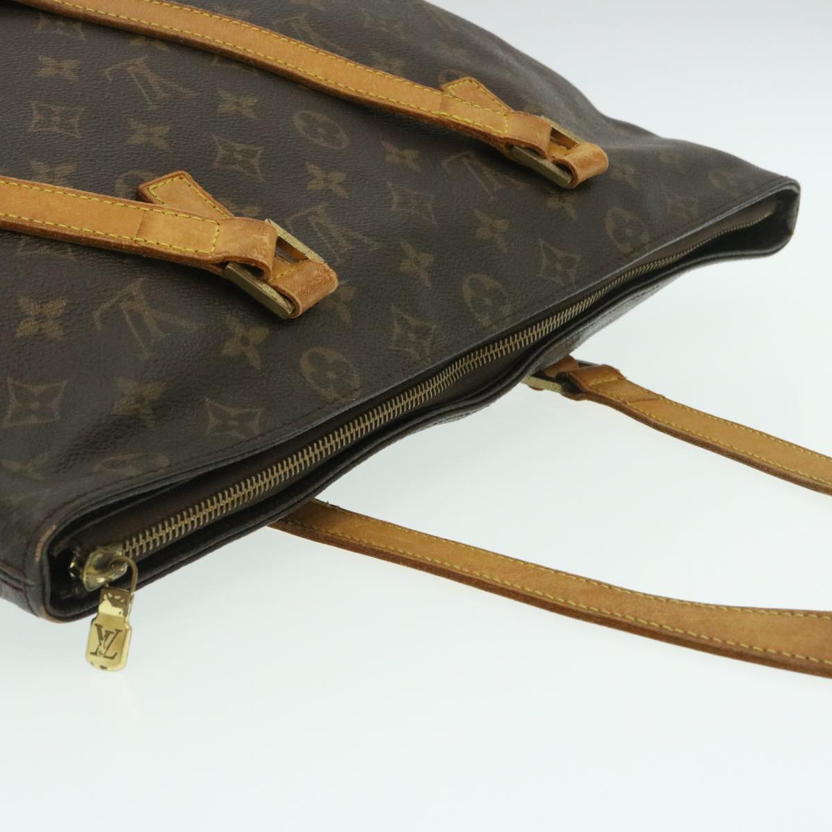 LOUIS VUITTON Monogram Cabas Mezzo Tote Bag M51151 LV Auth yk4025