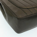 CHANEL Mademoiselle Big COCO Mark Chain ShoulderBag Lamb Skin Black Auth yk4080A-16