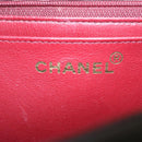 CHANEL Mademoiselle Big COCO Mark Chain ShoulderBag Lamb Skin Black Auth yk4080A-19
