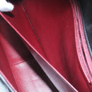 CHANEL Mademoiselle Big COCO Mark Chain ShoulderBag Lamb Skin Black Auth yk4080A-23